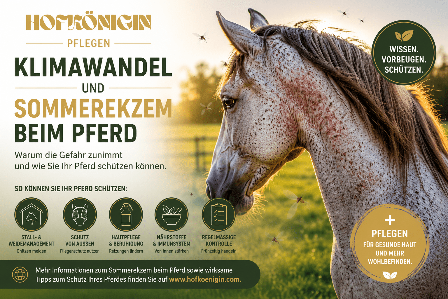 Klimawandel und Sommerekzem beim Pferd: Warum die Gefahr zunimmt