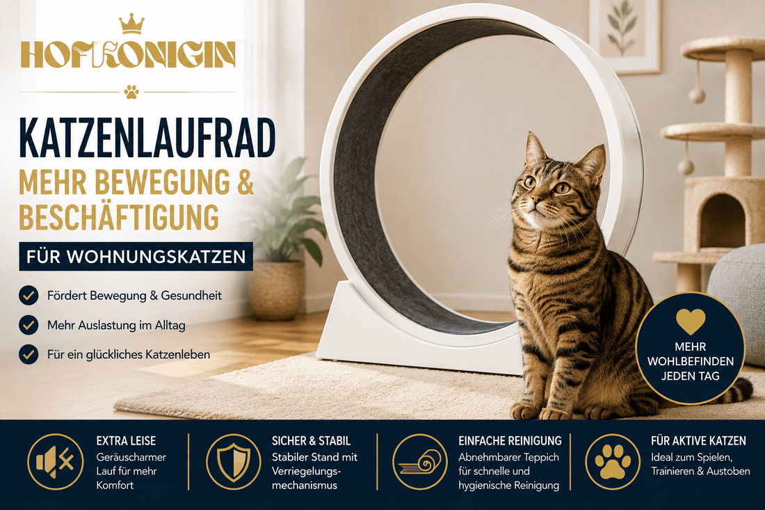 Katzenlaufrad für Wohnungskatzen: So bringst du mehr Bewegung in den Katzenalltag
