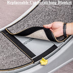 Cat Running Exercise Wheel Treadmill, Ultra-Quiet Safety Cat Training Toy with and Locking Mechanism,Removable Carpeted Runway