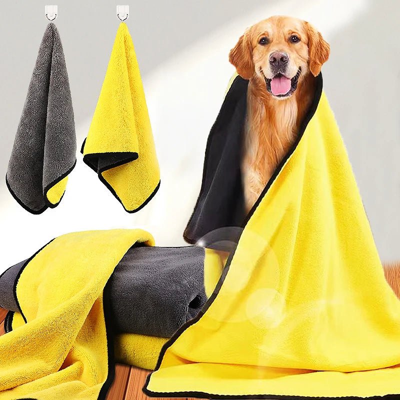 Hundehandtuch Mikrofaser – Saugstark & Schnelltrocknend für Hund & Katze