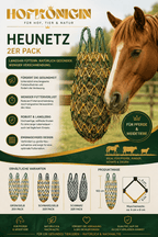 Hay Net Set for Horses – 2-Pack