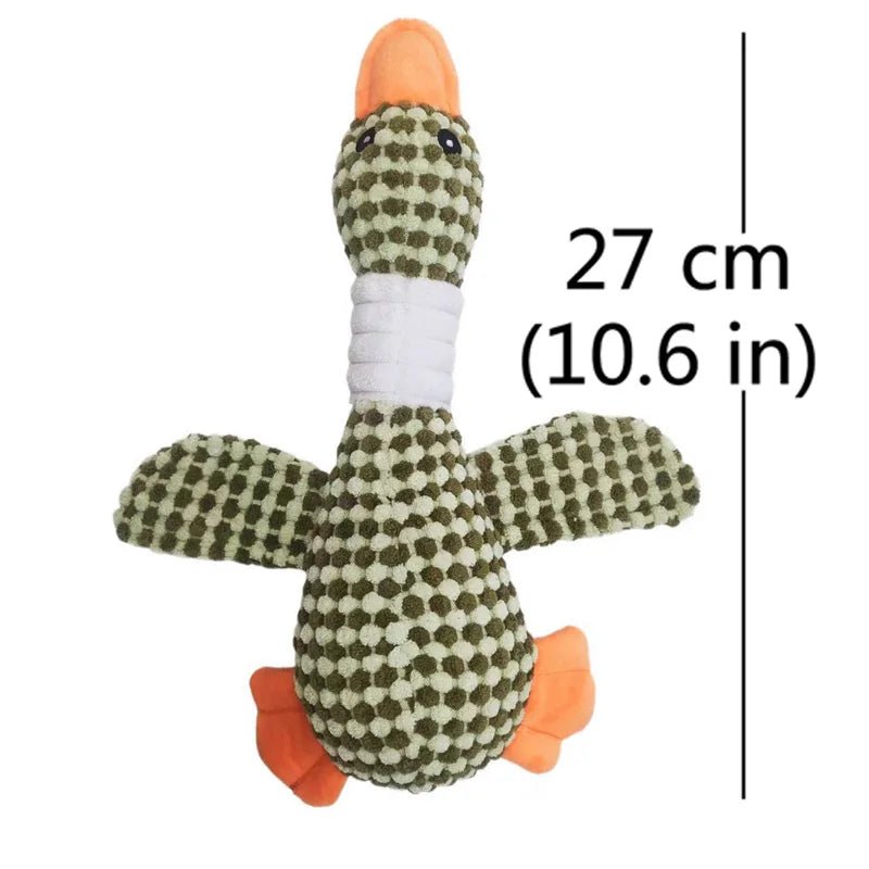 Plüsch-Quietschspielzeug für Hunde – Enten-Spielzeug zum Kauen & Zahnpflege